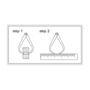 Insize 150 mm / 6 inch Outside Caliper, 7241-150