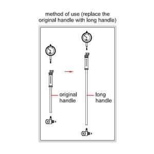 Insize 1480 mm Long Handle for Bore Gauges, 7351-EX23