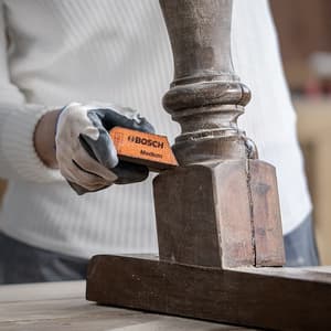 Bosch 69 x 97 x 26 mm Foam Abrasives Expert S471 Standard Sanding Block (Super Fine Grit), 2 608 901 180