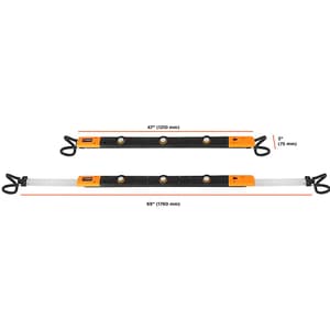 Groz 15W COB Under Hood Expandable LED Light For Mechanics, Auto Workshop & Fleet Maintenance, LED/351