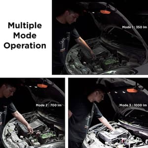Groz 15W COB Under Hood Expandable LED Light For Mechanics, Auto Workshop & Fleet Maintenance, LED/351
