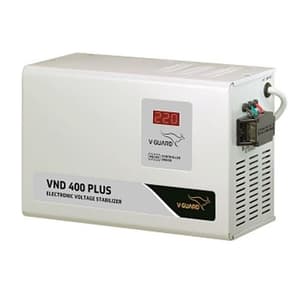 V-Guard 150-285V Electronic Voltage Stabilizer Upto 1.5 Ton or 18000 BTU/Hour, VND 400 PLUS