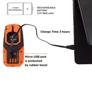 Groz 2W COB Rechargeable Pocket Flash Light, LED/150