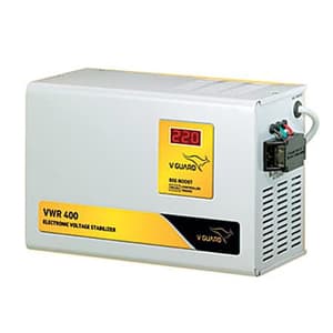 V-Guard 130-300V Electronic Voltage Stabilizer Upto 1.5 Ton or 18000 BTU/Hour, VWR 400