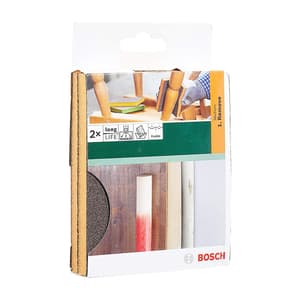 Bosch 68 x 120 x 13 mm DIY Contour Sanding Pad - Medium Grit (Pack Of 2 Pcs), 2 609 256 349