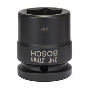 Bosch 27 mm, 3/4" Sq. Drive Sockets For Impact Wrenches, 1 608 556 021