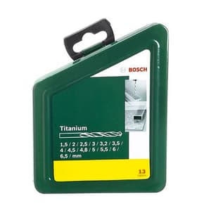 Bosch 13 Pcs HSS-Tin Metal Drill Bit Set, 2 607 019 436