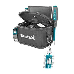 Makita 175 mm Length Zip Top Pouch (Dual Battery or Fixings), E-15263