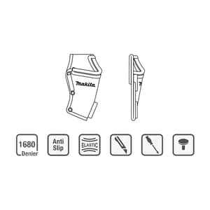 Makita 100 mm Length Knife / Secateur Holder, E-15322