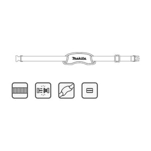Makita 1300 mm Length Quick Release Belt & Shoulder Strap, E-15350