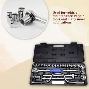 Venus 24 Pcs 1/2 Inch Sq. Drive Cold Forged Socket Set, S-24BM