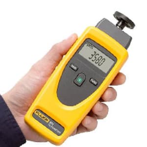 Fluke 931 1 - 19999 RPM Contact & Non-Contact Dual-Purpose Digital Tachometers