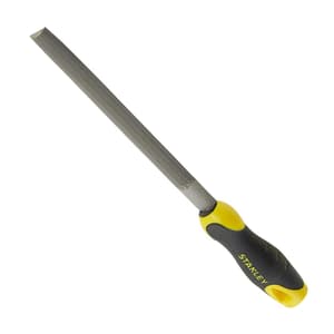 Stanley 200 mm / 8 inch Bastard Cut Half Round File, 0-22-501