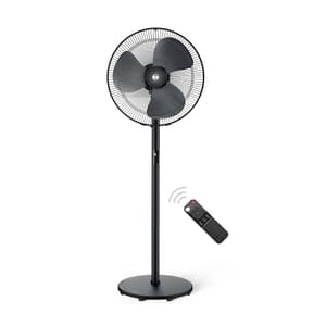 Atomberg Renesa Pedestal Fan 400 mm BLDC Motor Energy Saving With Remote Control (Black)