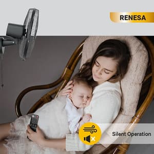 Atomberg Renesa 400 mm Wall Fan (Black)