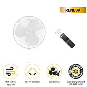 Atomberg Renesa 400 mm Wall Fan (White)