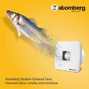 Atomberg Studio+ 150 Energy Saving Exhaust Fan With BLDC Motor (White)
