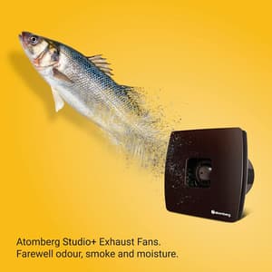 Atomberg Studio+ 150 Energy Saving Exhaust Fan With BLDC Motor (Brown)