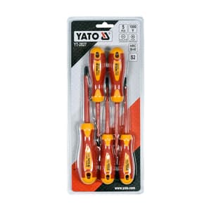 Yato 5 Pcs Insulated Screwdriver Set (VDE), YT-2827