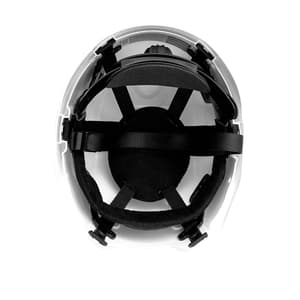 Black+Decker ABS Industrial Safety Helmet With Plastic Suspension & Ratchet Type Adjustment Without Ventilation Holes (White), BXHP0223IN