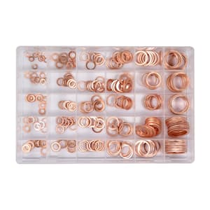Yato 300 Pcs Soft Copper Washers Assortment Set, YT-06872