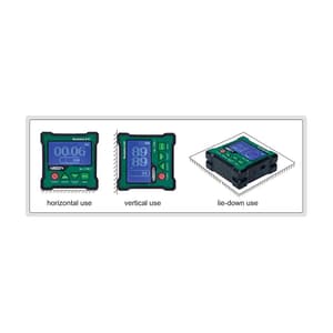 Insize 0 - 360° Dual Axis Digital Level & Angle Meter, 2199-1