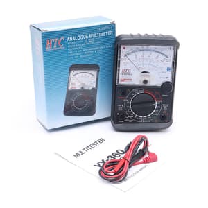 HTC 0.1mV - 1000V Analog Multimeter With Mirror Scale, 360 TREB