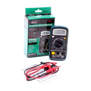HTC 3-1/2 Digit / 1999 Count Digital Manual Multimeter With Backlight, DM-830L