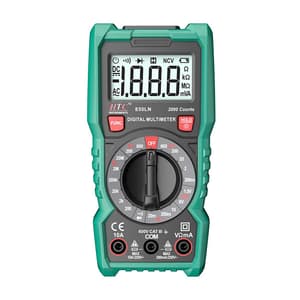 HTC 3-1/2 Digit / 2000 Count True RMS Digital Manual Multimeter, DM-830LN