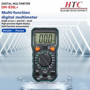 HTC 3-1/2 Digit / 1999 Count Digital Multimeter With Backlight, DM-830L+