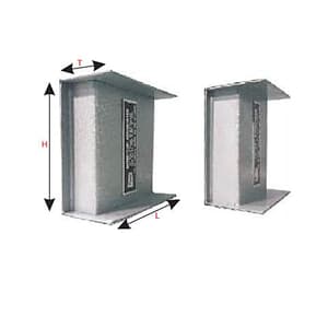 Crystal 65 x 90 x 50 mm Magnetic Sheet Separator Floater, AA-2215