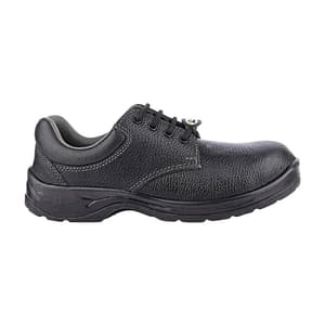 Hillson Single Density Leather Safety Shoes - Metal Toe (Black), 2101