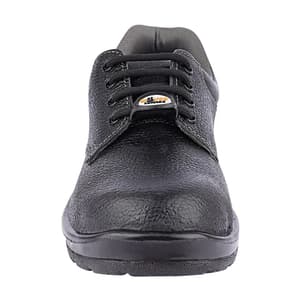 Hillson Single Density Leather Safety Shoes - Metal Toe (Black), 2101