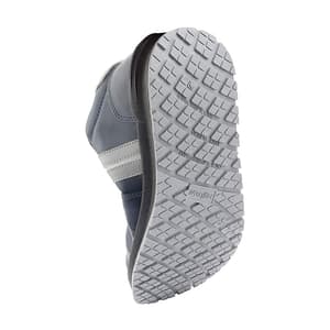 Hillson Dual Density TFP Sole Synthetic Leather Swag Safety Shoes - Steel Toe (Blue & Grey), Swag-1902