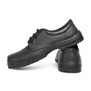 Hillson High Ankle Dual Density PVC Discovery Safety Shoes (Black)