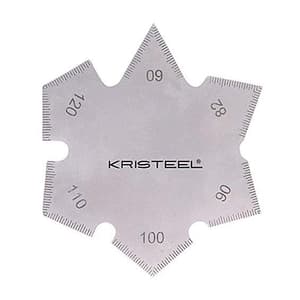 Kristeel 60°- 120° Countersink Angle Gauge, AGCG