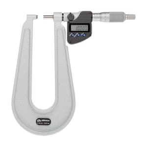 Mitutoyo 0 - 25 mm Digital Sheet Metal Micrometer (Type A), 389-251-30
