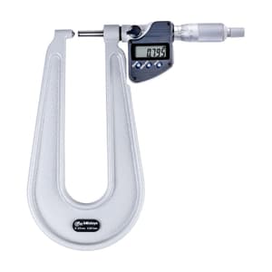 Mitutoyo 0 - 25 mm Digital Sheet Metal Micrometer (Type B), 389-261-30