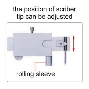 Insize 0 - 200 mm / 8 inch Scriber Caliper, 7202-200A