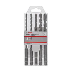 Bosch M6, M6, M8, M10, M12 SDS plus-1 Drill Bits Set (Pack of 5 Pcs), 2 608 579 120
