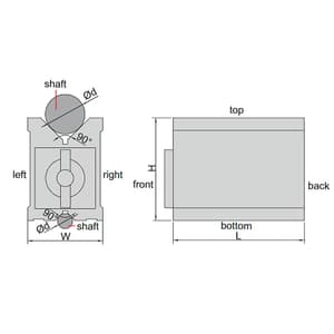 Insize 120 x 70 x 95 mm Magnetic 'V' Block (Not Hardend), 6801-3