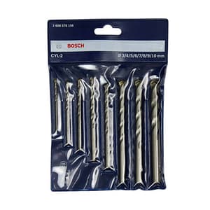 Bosch 3 / 4 / 5 / 6 / 7 / 8 / 9 / 10 mm CYL - 2 Masonry Drill Bit, 2 608 578 156