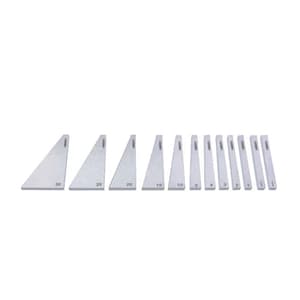 Insize Angle Plate Set (Pack of 12 Pcs), 4006-12