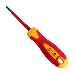 Hogert PH2 x 100 mm Blade Length Insulated Phillips Screwdriver (VDE), HT1S924