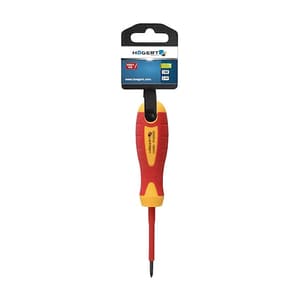 Hogert PH2 x 100 mm Blade Length Insulated Phillips Screwdriver (VDE), HT1S924