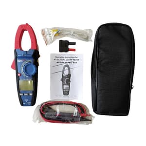 Metravi 3-3/4 Digit / 1000V Digital TRMS AC/DC Clamp Meter, Pro 419
