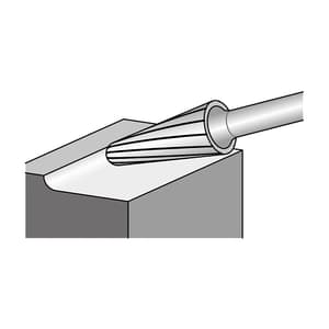 JK 12.7 x 69 mm Cone Radius Tungsten Carbide Rotary Burr, JKSDK2