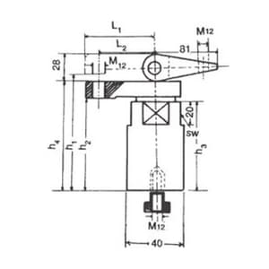 Apex 105 mm Down Thrust Clamp, 906-105