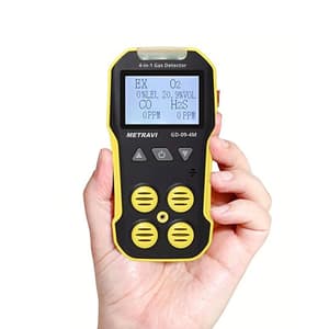 Metravi EX / O2 / CO / H2S Four-in-One Portable Multi Gas Detector, GD-09-4M