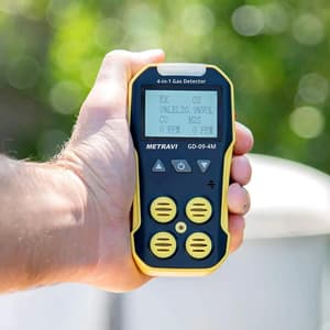 Metravi EX / O2 / CO / H2S Four-in-One Portable Multi Gas Detector, GD-09-4M